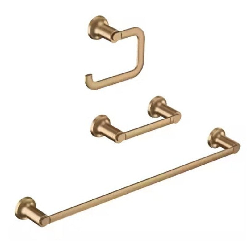 Moen Zyla Series Y1633BZG Bathroom Hardware Set, Zinc, Bronzed Gold, 3-Piece