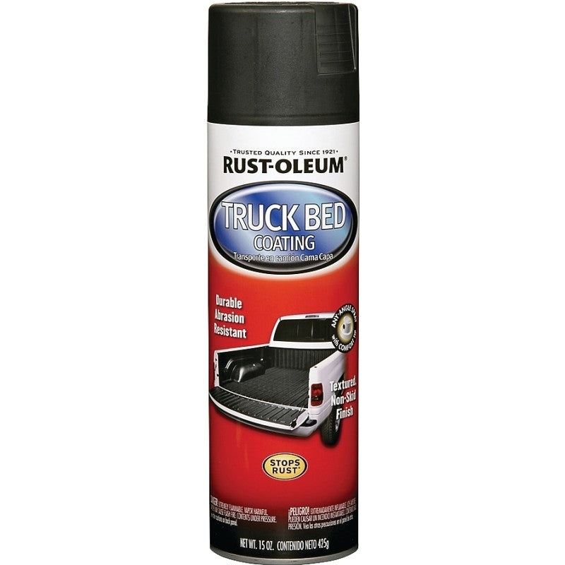 Rust-Oleum 248914 Truck Bed Spray Coating, 15 oz, Liquid, Solvent Like