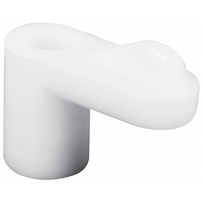 Make-2-Fit PL 7775 Window Screen Clip with Screw, 7/16 in D Dimensions, Plastic, White, 12/PK