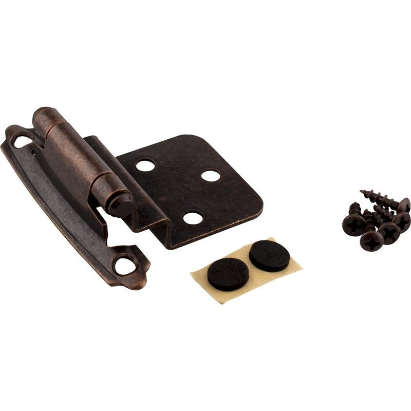 KasaWare KFHI-A-ORB2 Hinge, Oil-Rubbed Bronze, Inset, Self-Closing Hinge, 2/PK