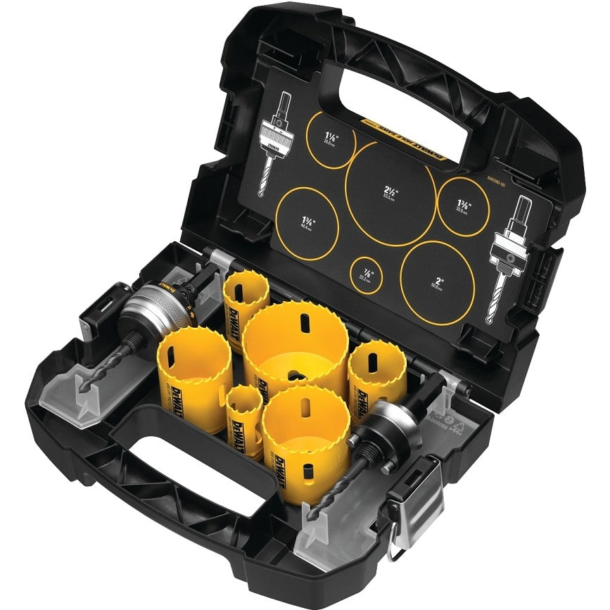 DEWALT D180002 Hole Saw Kit, 9-Piece