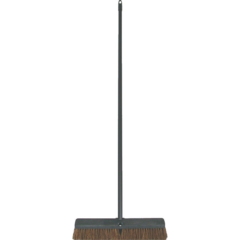Birdwell 4018-4 Contractor Push Broom, 18 x 2-5/8 x 7/8 in Block, 3 in L Trim, Synthetic Blend Fiber Bristle