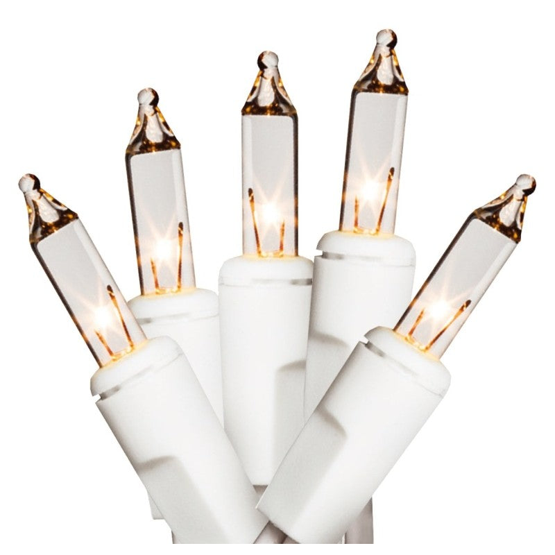 Hometown Holidays U13Y023F Light Set, Christmas, 120 V, 20.4 W, 50-Lamp, Incandescent Lamp, Clear Lamp, 11.54 ft L