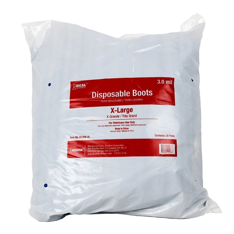 Neogen BC300-XL Series Disposable Boots, XL, Elastic Closure