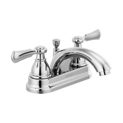 Peerless Elmhurst Series P2465LF Centerset Bath Faucet, 1 gpm, 2-Handle, 3-Faucet Hole, Chrome Plated