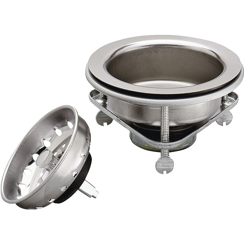 Plumb Pak PP5416 Basket Strainer, Stainless Steel