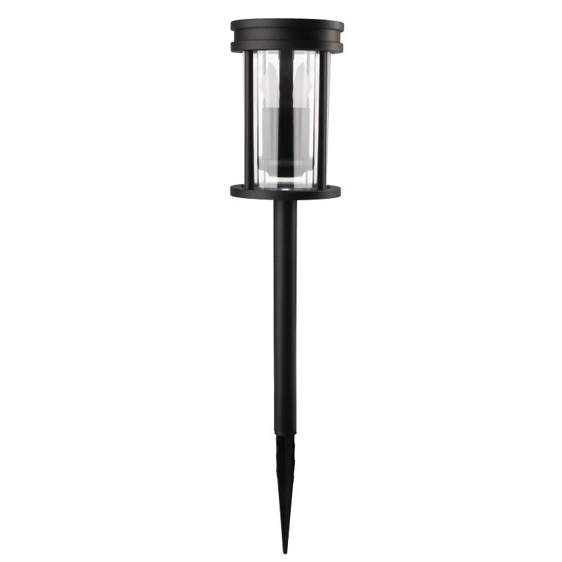 Boston Harbor 27097 Solar Flickering Stake Light, Ni-MH Battery, AA Battery, 3-Lamp, LED Lamp, Plastic Fixture, Black (Pack of 12)