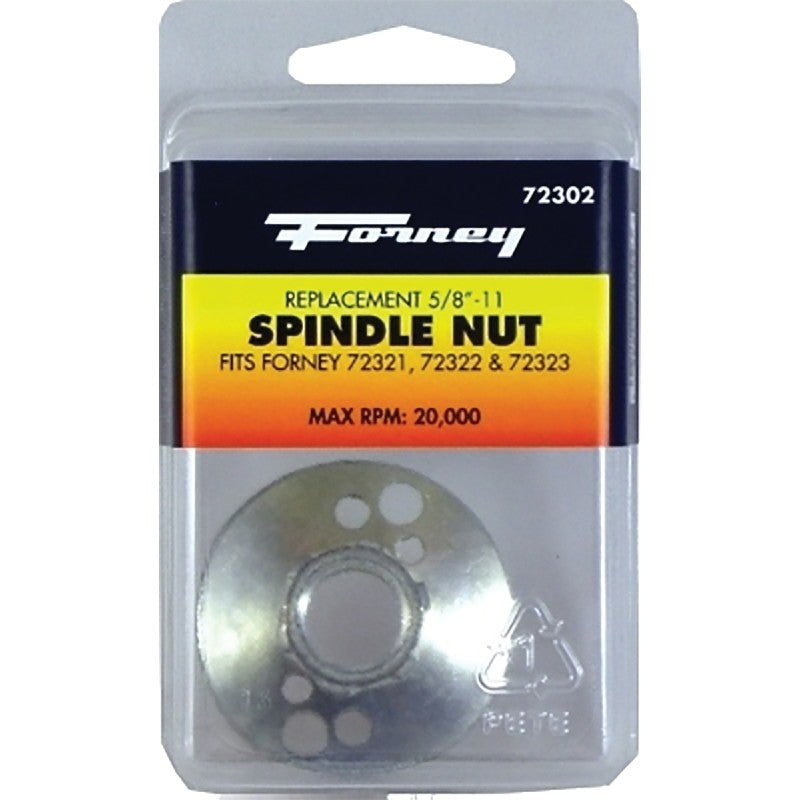 Forney 72302 Spindle Nut, For: 72321, 72322, 72323 Backing Pads