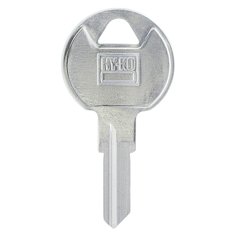 Hy-Ko 11010TM9 Key Blank, Brass, Nickel-Plated, For: Trimark TM9 Locks (Pack of 10)