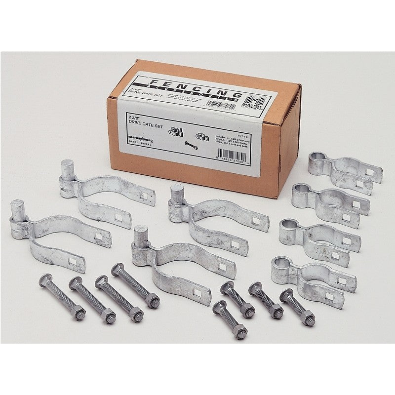 Stephens Pipe & Steel HD07120RP Gate Hardware Kit, Double-Drive, For: Chain Link Gate