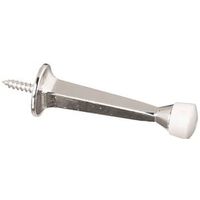 Square Taper Door Stop 3 Inch Chrome