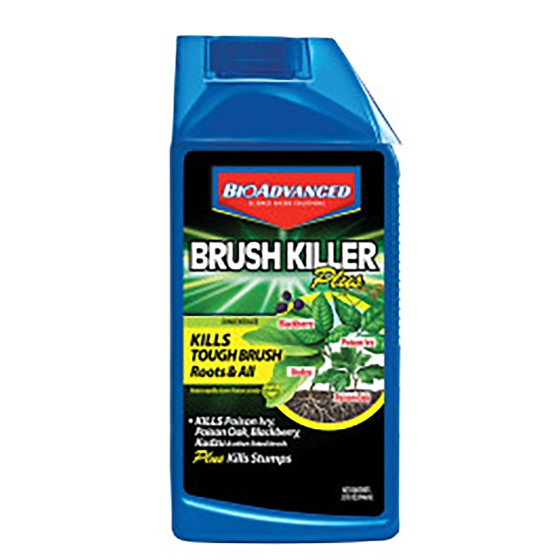BioAdvanced 704640B Series Brush Killer, Compositions: Triclopyr, Triethylamine Salt, Ethanol, 32 oz Bottle, Liquid
