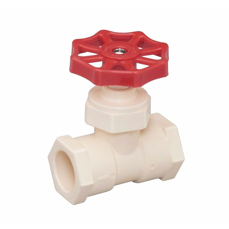 B & K 105-223 Stop Valve, 1/2 in Connection, Solvent Weld, 100 psi Pressure, CPVC Body