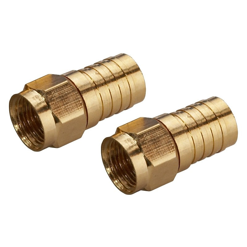Zenith VA1002RG6WC Crimp-On Connector, Female Connector, Gold (Pack of 4)