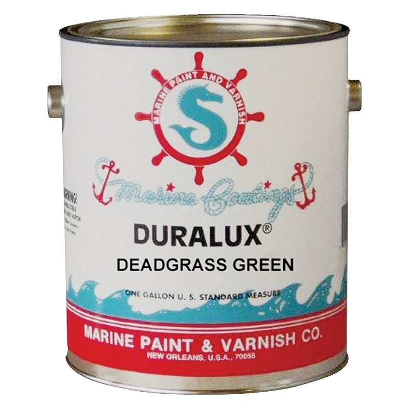 Duralux M745-4 Marine Enamel, Flat, Camouflage Dead Grass Green, 1 qt Can (Pack of 4)