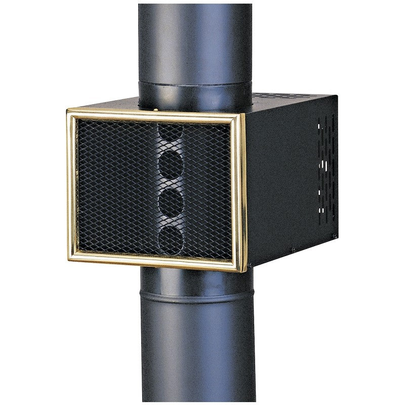 US Stove HR-6/MH6 Heat Reclaimer, 6 in Dia Pipe, Steel, Matte, Black