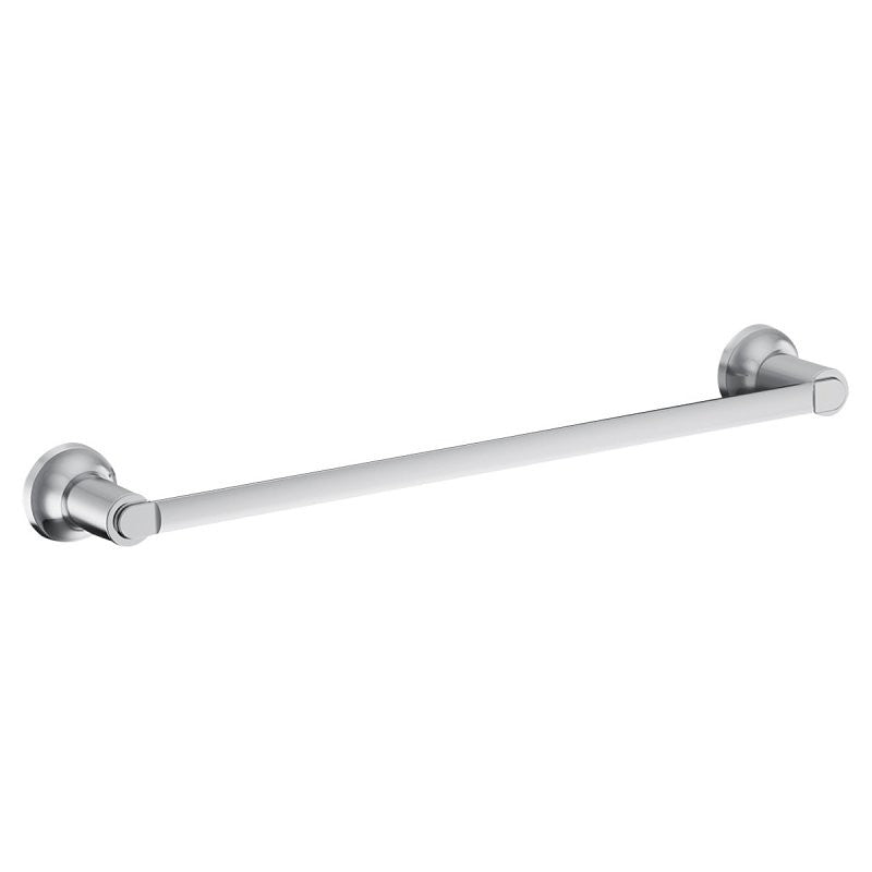 Moen Zyla Series Y1618CH Towel Bar, 18 in L Rod, Zinc, Chrome, Wall