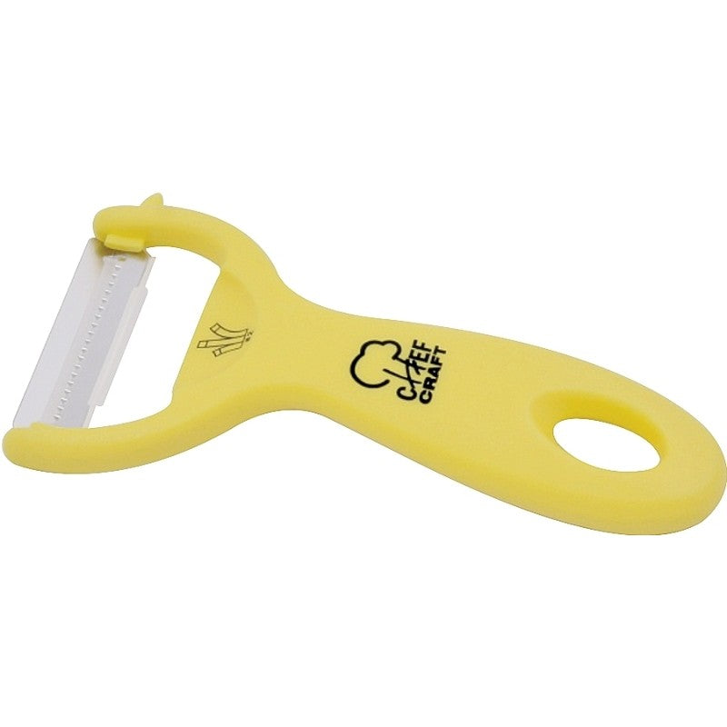 Chef Craft 21643 Peeler, Plastic/Stainless Steel, Yellow (Pack of 6)