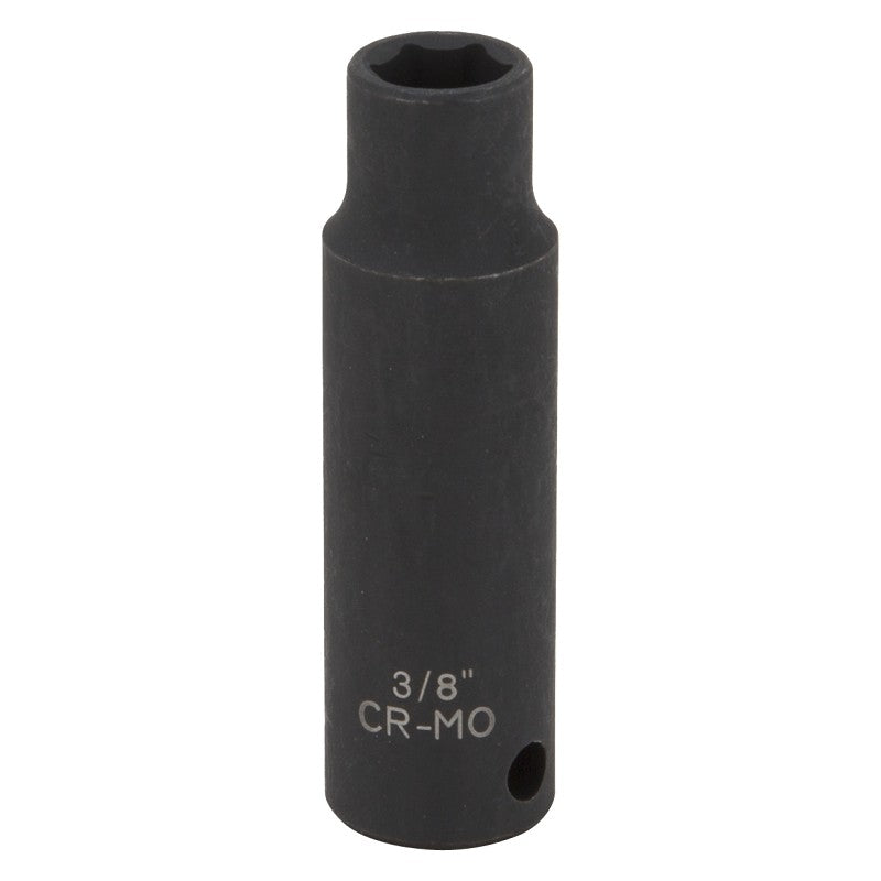 Vulcan MT6580111 Deep Impact Socket, 3/8 in Socket, 3/8 in Drive, Deep Drive, 6-Point, Chrome Molybdenum Steel