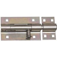 Extra Heavy Padlockable Barrel Bolt 5 Inch Zinc Plated Steel