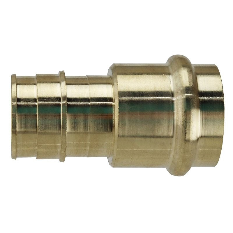 Apollo EPXPR11 Adapter, 1 in, PEX A Barb x Press Fit, Brass, 200 psi Pressure