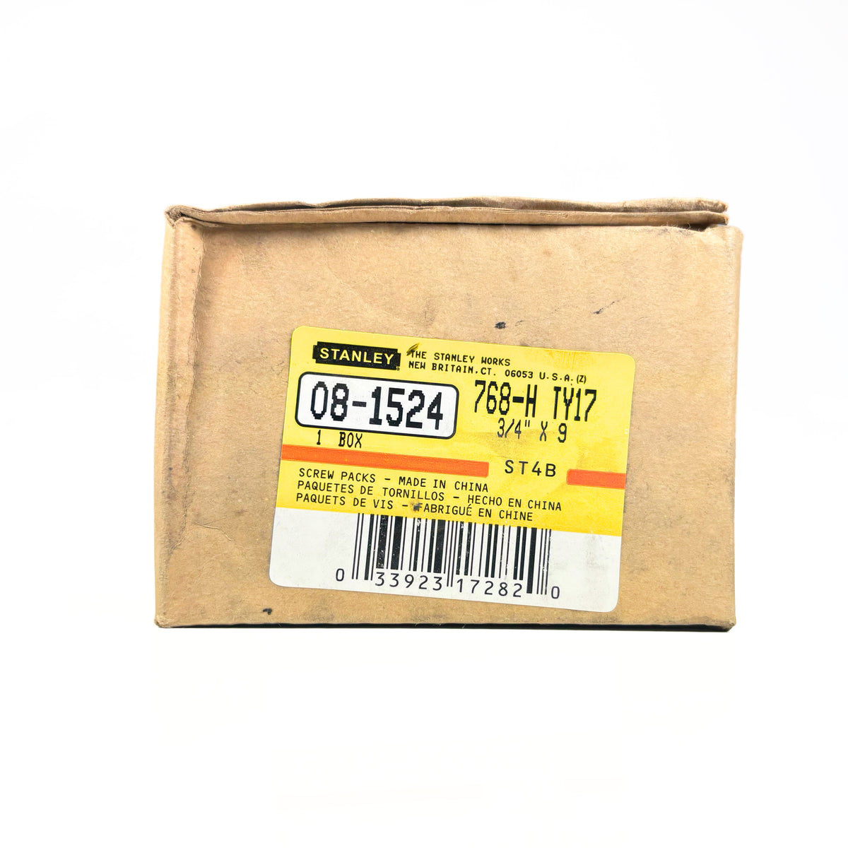 Door Hinge Screws Flat Head Phillips #9 By 3/4 Inch Bright Brass 800 Pack