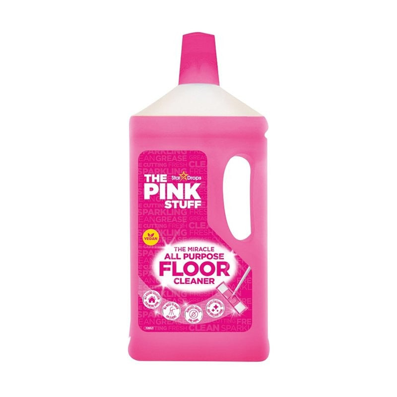 The Pink Stuff Miracle 82375 All Purpose Floor Cleaner, 33.8 fl-oz, Fresh Rhubarb