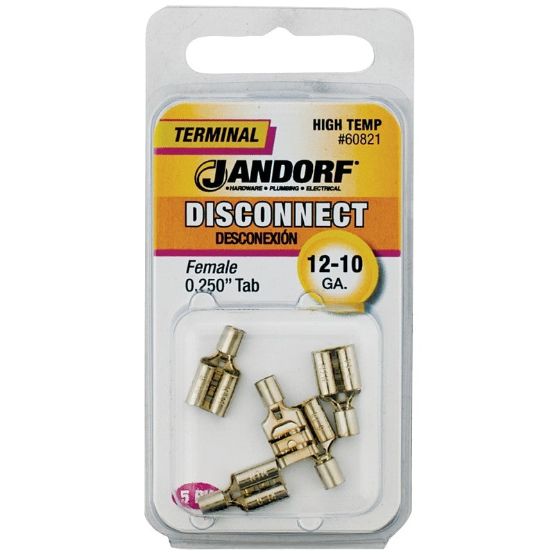 Jandorf 60821 Disconnect Terminal, 12 to 10 AWG Wire
