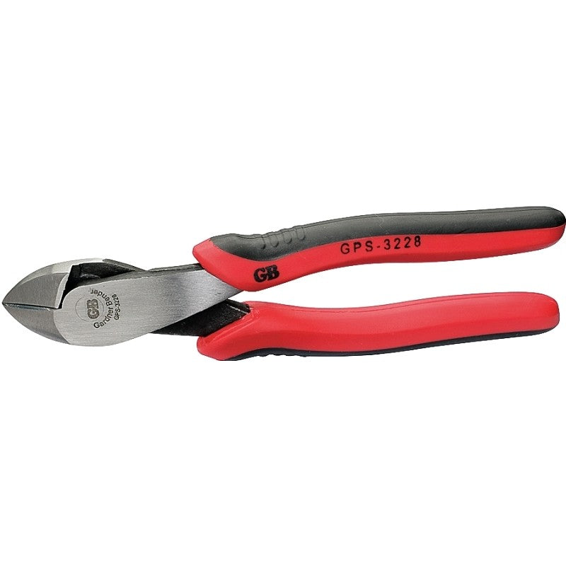 Gardner Bender GPS-3228 Diagonal Cutting Plier, 8 in OAL, 1-3/8 in Jaw Opening, Red Handle, Comfort-Grip Handle, 3/4 in L Jaw