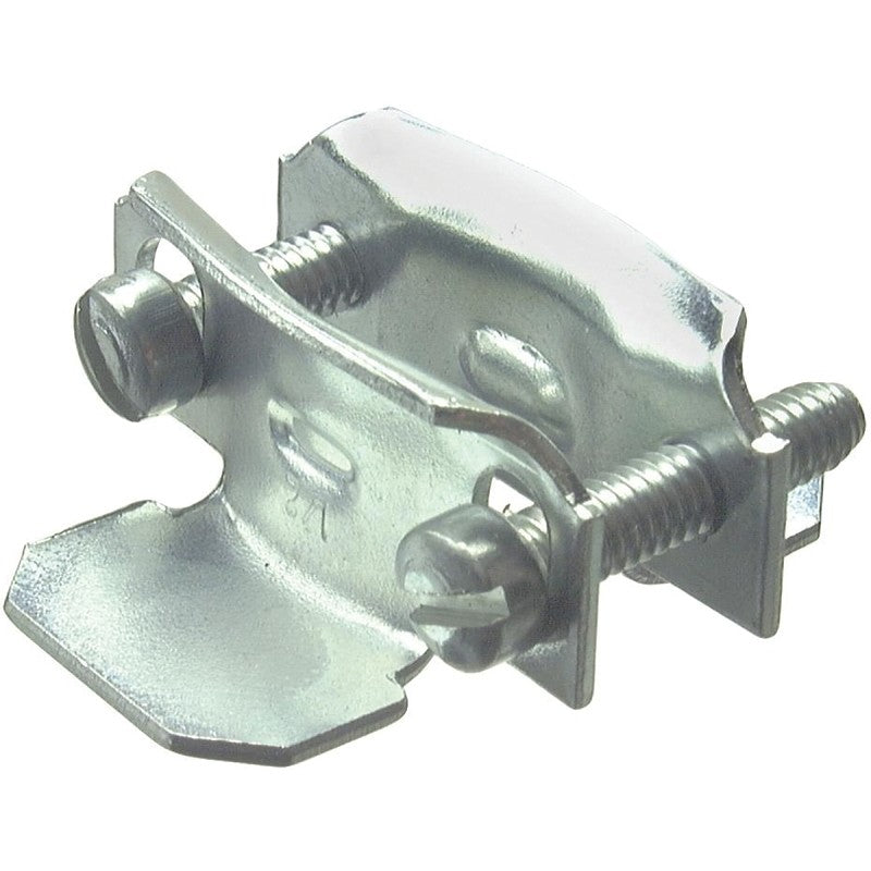 Halex 26512 Clamp Connector, 3/4 to 1 in, Steel, Galvanized