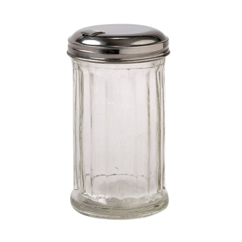 LifetimeBrands 5078603 Sugar Dispenser Pourer, 12 oz Capacity, Glass Container (Pack of 4)