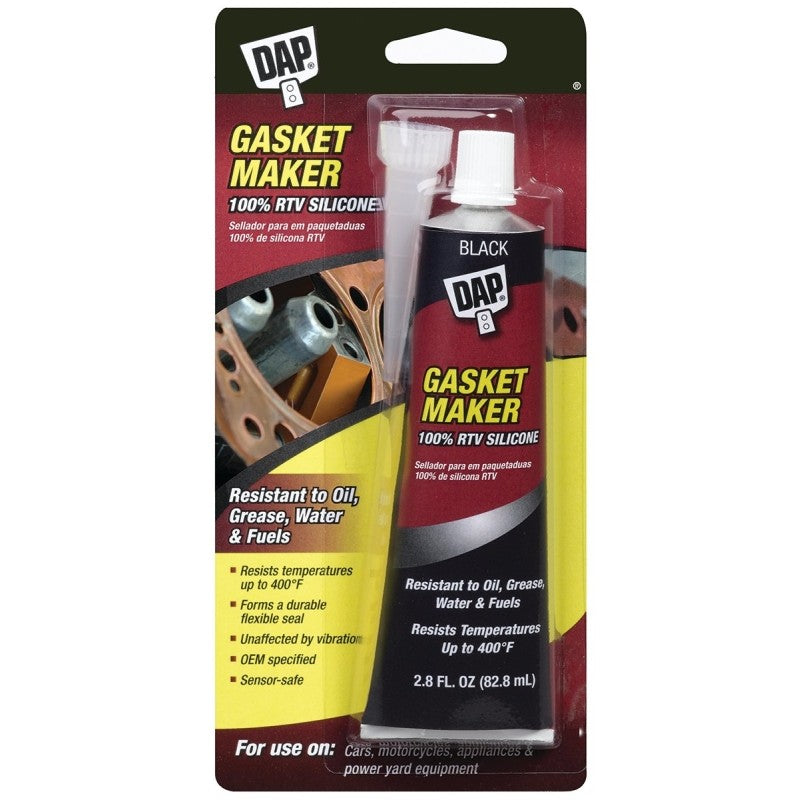 DAP 7079800754 Gasket Maker, 2.8 fl-oz, Paste, Acetic Acid