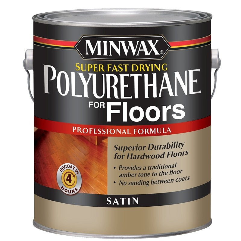 Minwax 130220000 Polyurethane, Oil Base, Clear, Liquid, 1 gal Can, 0.9 Specific Gravity (Pack of 2)