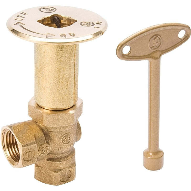 B & K 118-004 Log Lighter Valve, 1/2 in