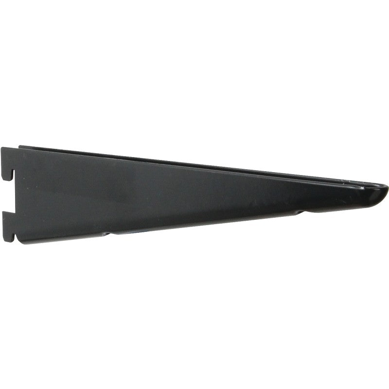 Knape & Vogt 182 Series 182 BLK 14.5 Shelf Bracket, 15-3/16 in L, Steel, Black (Pack of 10)
