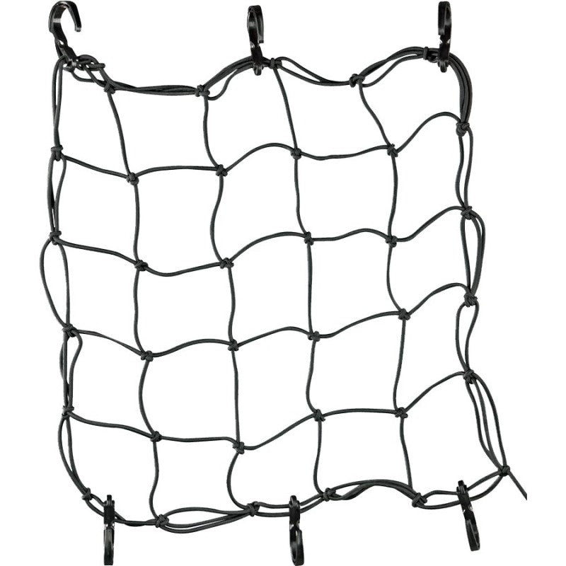 ProSource FH92105 Cargo Net, 30 in L, 15 in W, Rubber, Black