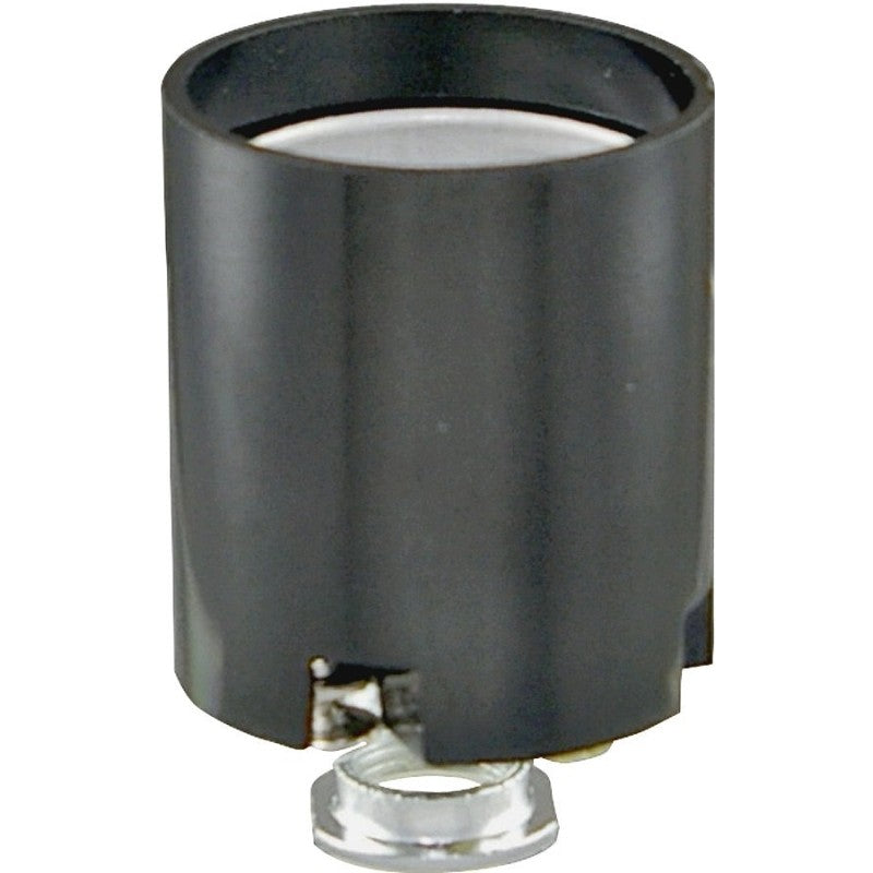Eaton Wiring Devices BP968 Lamp Holder, 1.25 in Dia x 1.92 in H Dimensions, 250 VAC, 660 W, Black