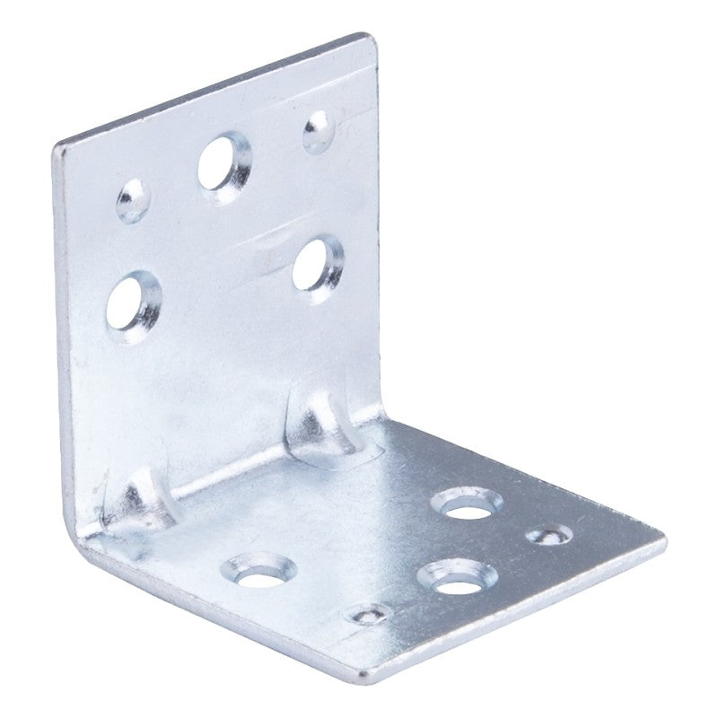 ProSource BH-6013L Corner Brace, 1-1/2 in L, 1-1/2 in W, 1-1/2 in H, Steel, Zinc-Plated, 2 mm Thick Material (Pack of 20)