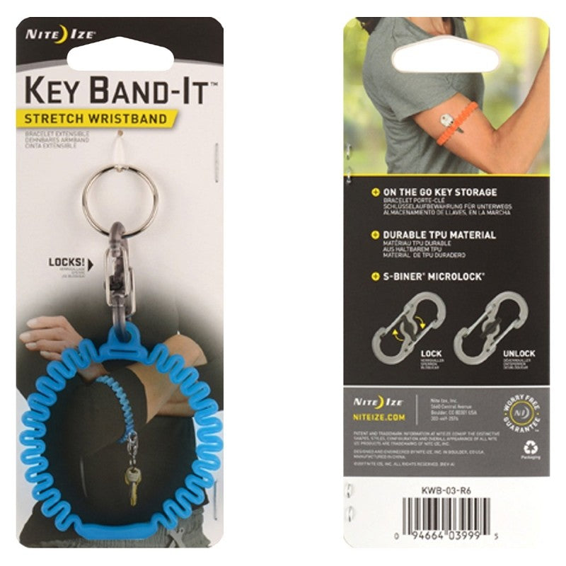 Nite Ize Key Band-It Series KWB-03-R6 Stretch Wrist Band, Stainless Steel