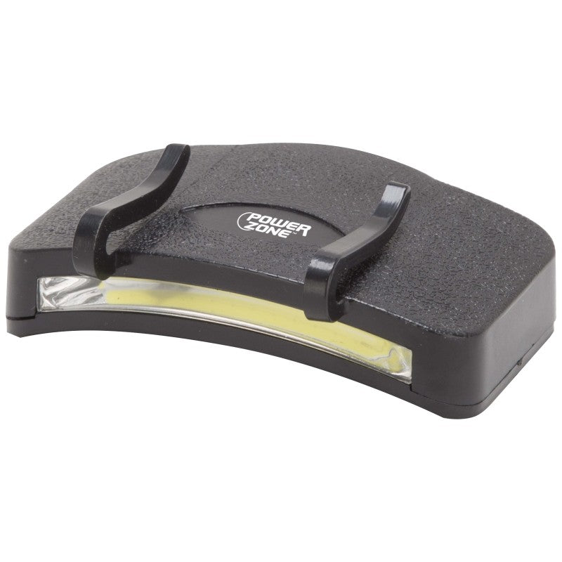 PowerZone 12304 COB LED Cap Light, AAA Battery, LED Lamp, 200 Lumens, 10 Beam Distance, 3 hr Run Time (Pack of 6)