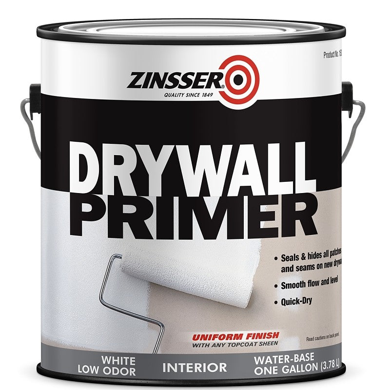 Zinsser 01501 Primer, 400 sq-ft Coverage Area, White, 1 gal (Pack of 4)