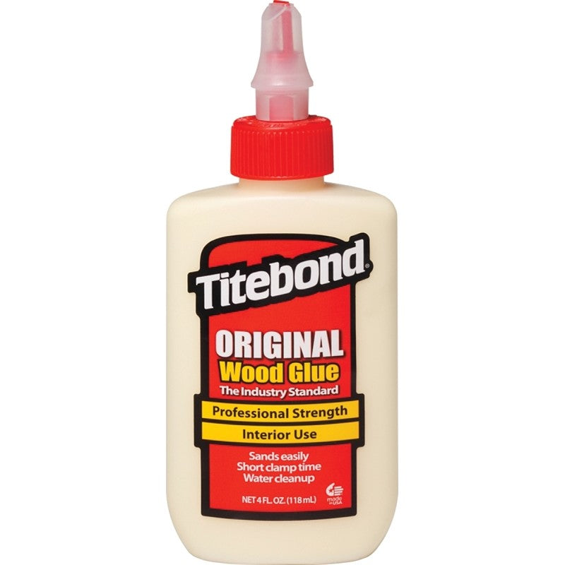Titebond 5062 Wood Glue, Yellow, 4 oz Bottle