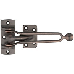 Deluxe Swing Door Security Guard Solid Brass Antique Bronze (POS)