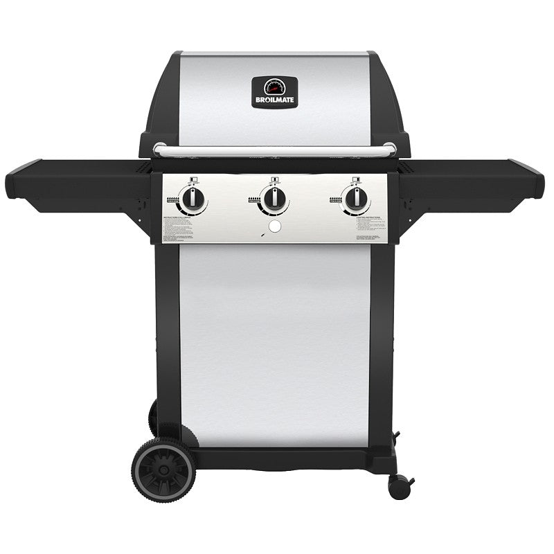 Broil-Mate 116454S LP Gas Grill, 40,000 Btu BTU, Liquid Propane, 3 -Burner, 400 sq-in Primary Cooking Surface