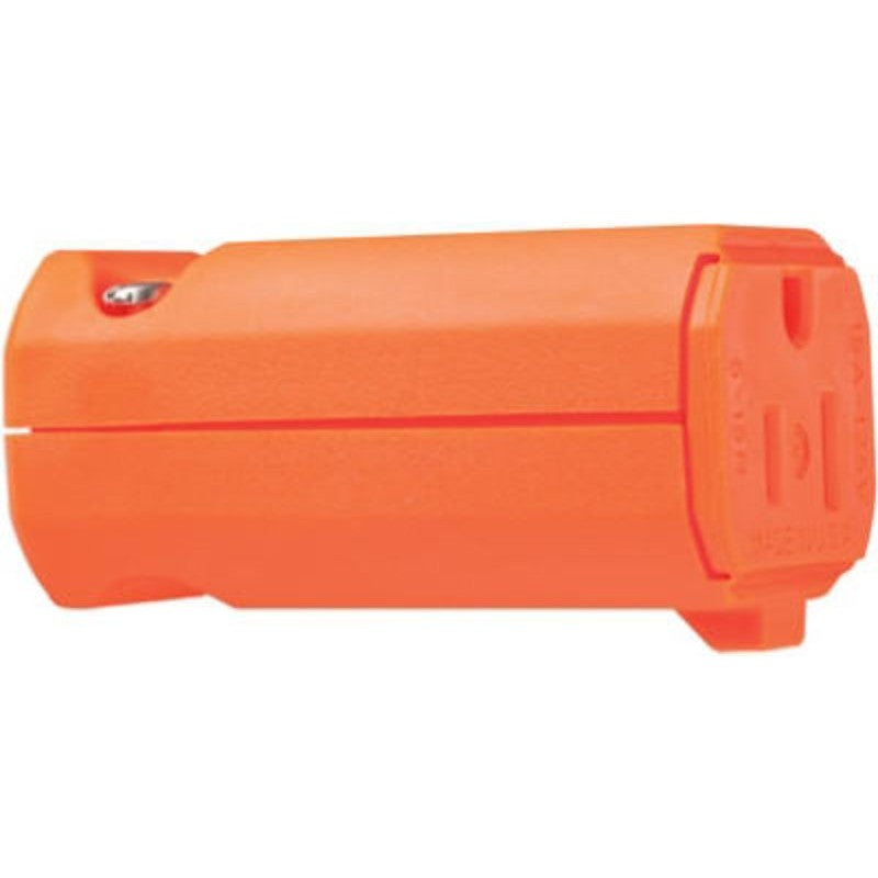 Legrand PS5969OCC20 Electrical Connector, 15 A, 125 V, NEMA: NEMA 5-15R, Orange