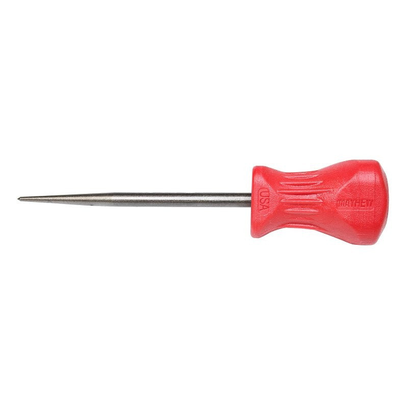 Mayhew 46502 Scratch Awl, 1/4 in Dia Shank, 5-1/2 in L Shank, 10-1/2 in OAL, Steel Shank