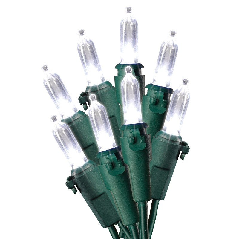 Sylvania W11L1604 Light Set, Christmas, 120 V, 9.6 W, LED Lamp, Cool White Lamp, 25,000 hr Average Life