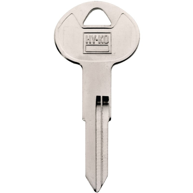 Hy-Ko 11010DA28 Automotive Key Blank, Brass, Nickel, For: Nissan Vehicle Locks, DA28 Key Number (Pack of 10)