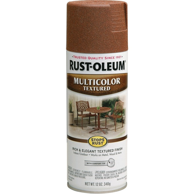 Rust-Oleum 239122 Spray Paint Textures, Textured, Rustic Umber, 12 oz, Can
