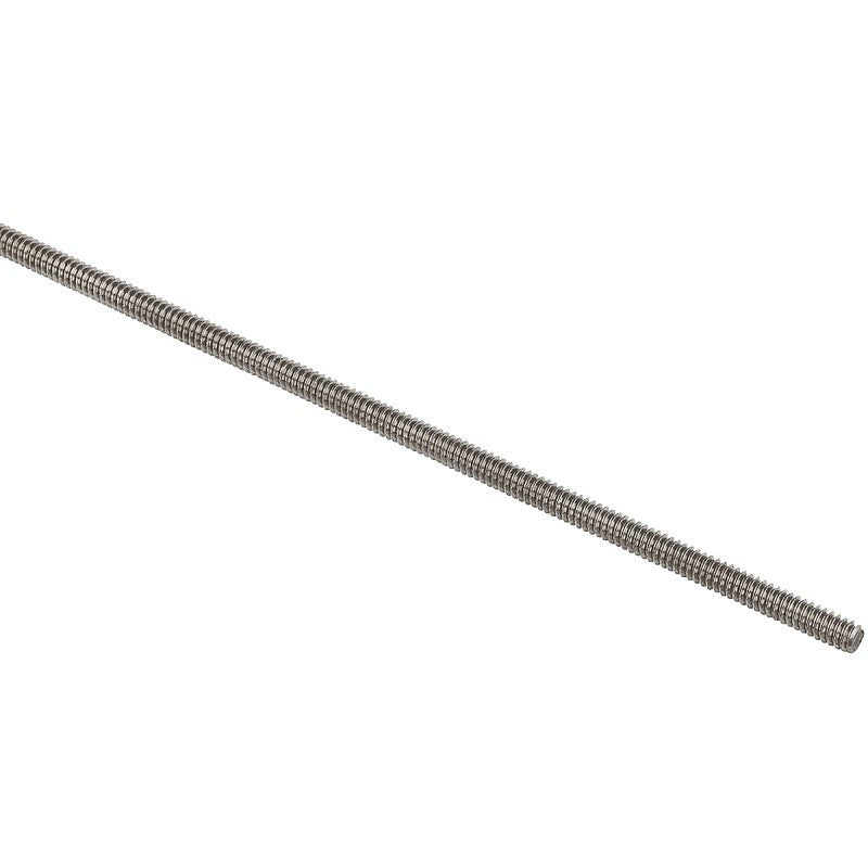 National Hardware 4002BC Series N218-214 Threaded Rod, 1/4-20 in Thread, 36 in L, Coarse Grade, Stainless Steel
